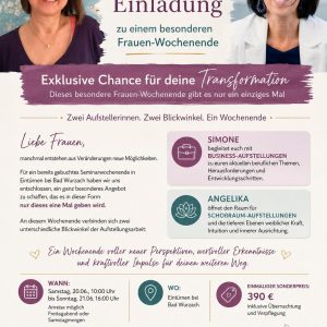 Frauen-Wochenende Business &  Schoßraum Eintürnen (Bad Wurzach) 20.-21.06.2026